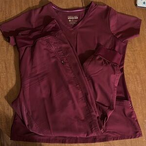 Healing hands purple label Yoga scrubs